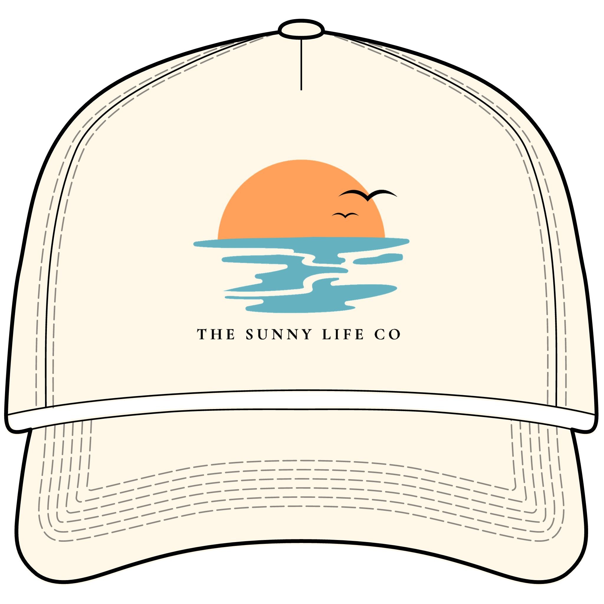 Sunset Surf Rope Cap