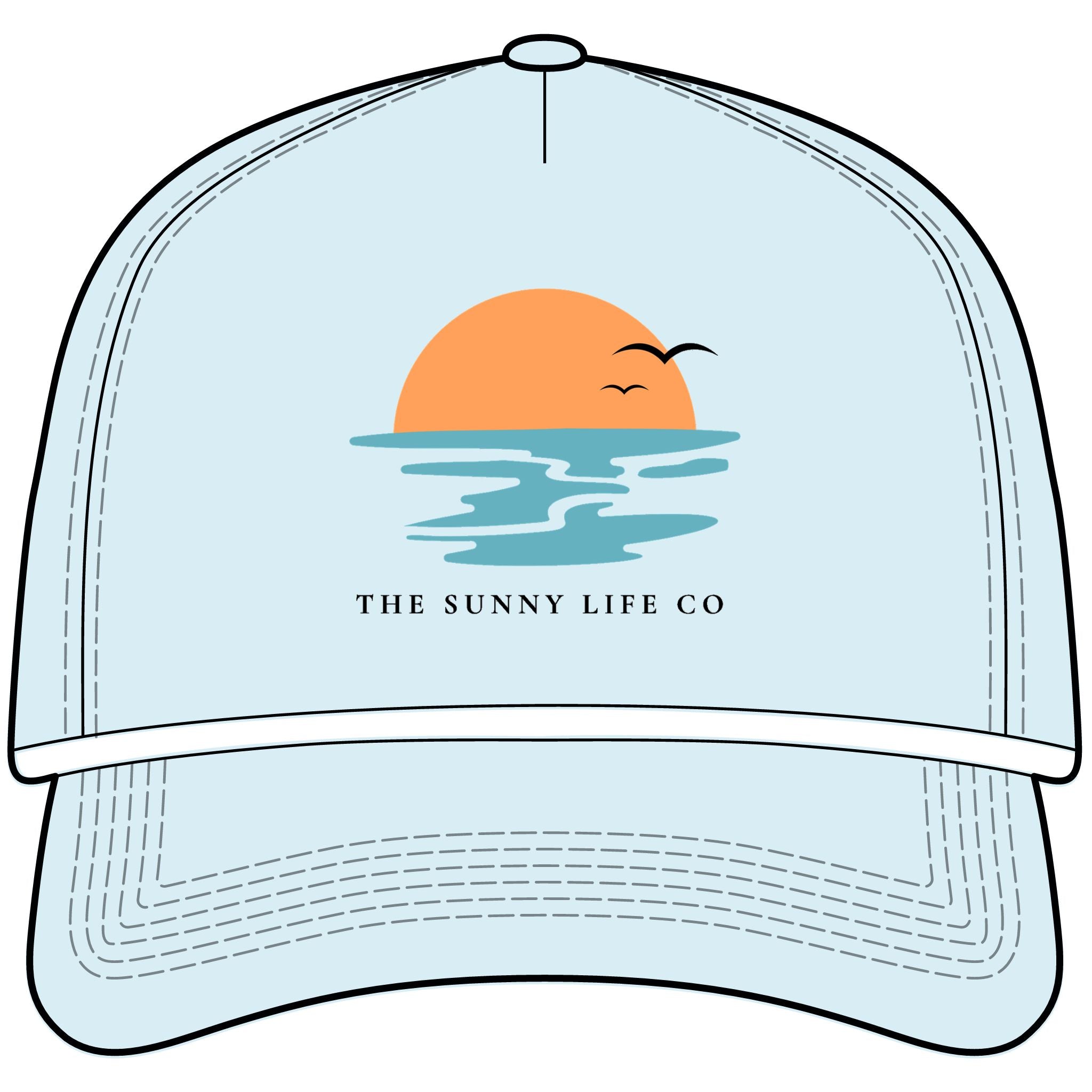 Sunset Surf Rope Cap